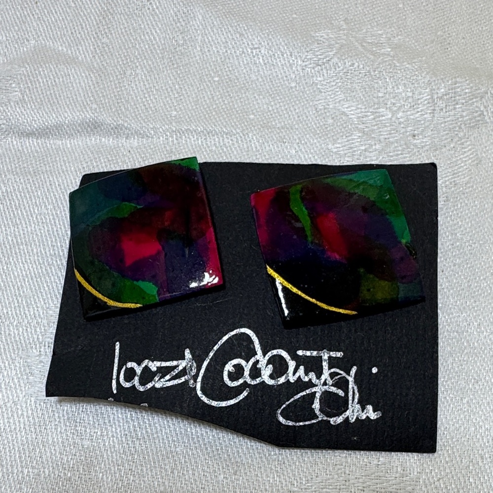Colorful Abstract Earrings